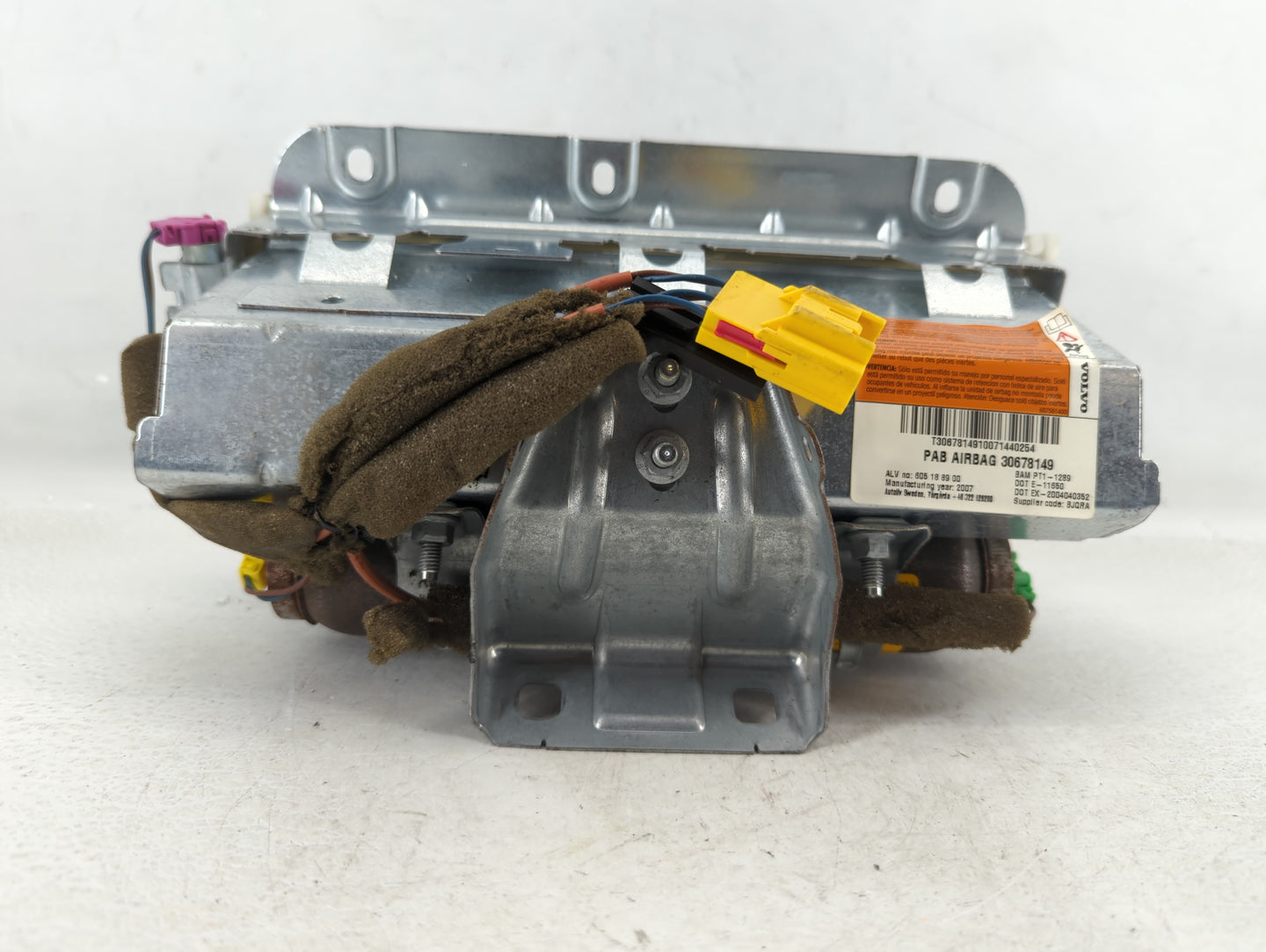 2007-2016 Volvo S80 Air Bag Passenger Right Dashboard Oem - Oemusedautoparts1.com