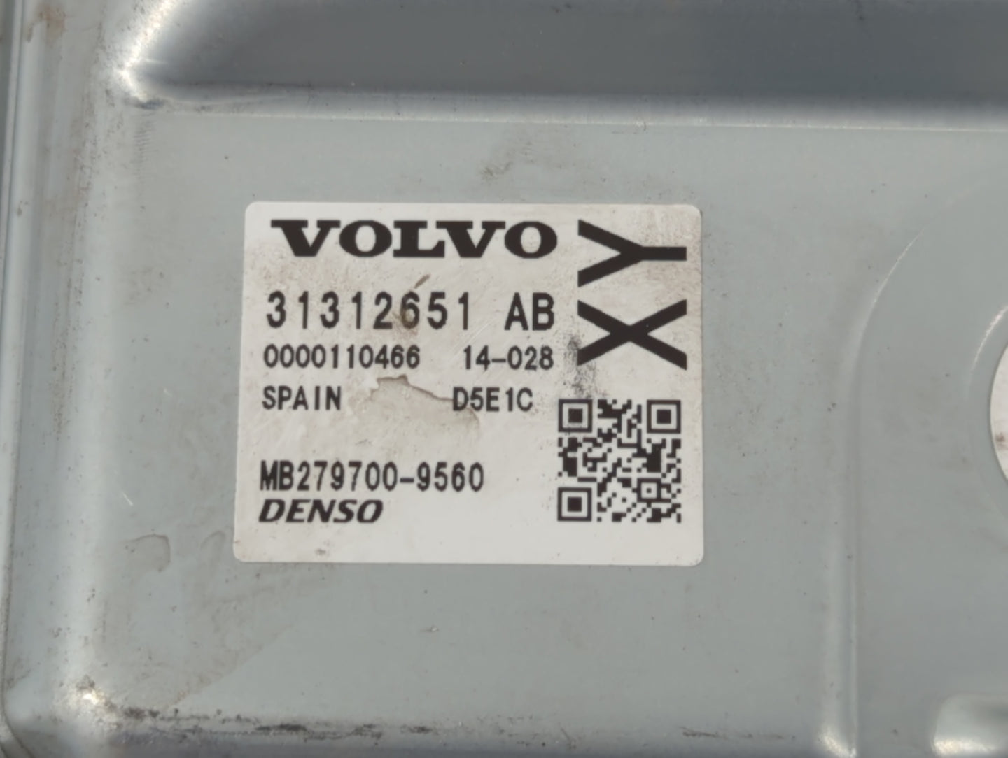 2015-2016 Volvo V60 PCM Engine Control Computer ECU ECM PCU OEM P/N:MB279700-9560 31312651AB Fits Fits 2013 2014 2015 2016 O