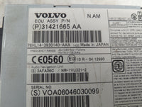 2015 Volvo V60 Radio AM FM Cd Player Receiver Replacement P/N:31421665 HW:31382427, 3AFA06C, NR-1VU321-2, 78HL14-3930140-AAA
