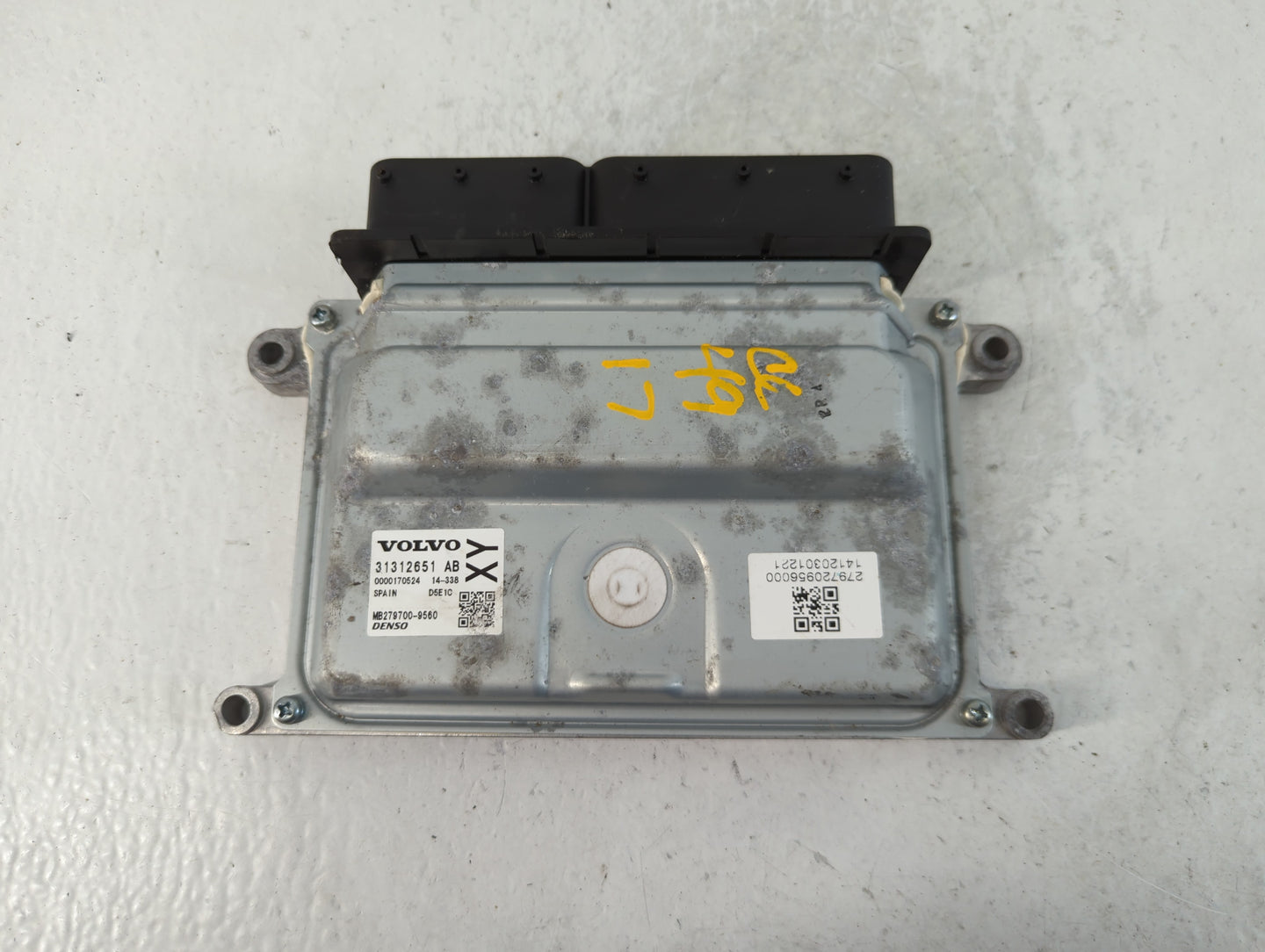 2015-2016 Volvo V60 PCM Engine Control Computer ECU ECM PCU OEM P/N:31312651 AB Fits Fits 2013 2014 2015 2016 OEM Used Auto 