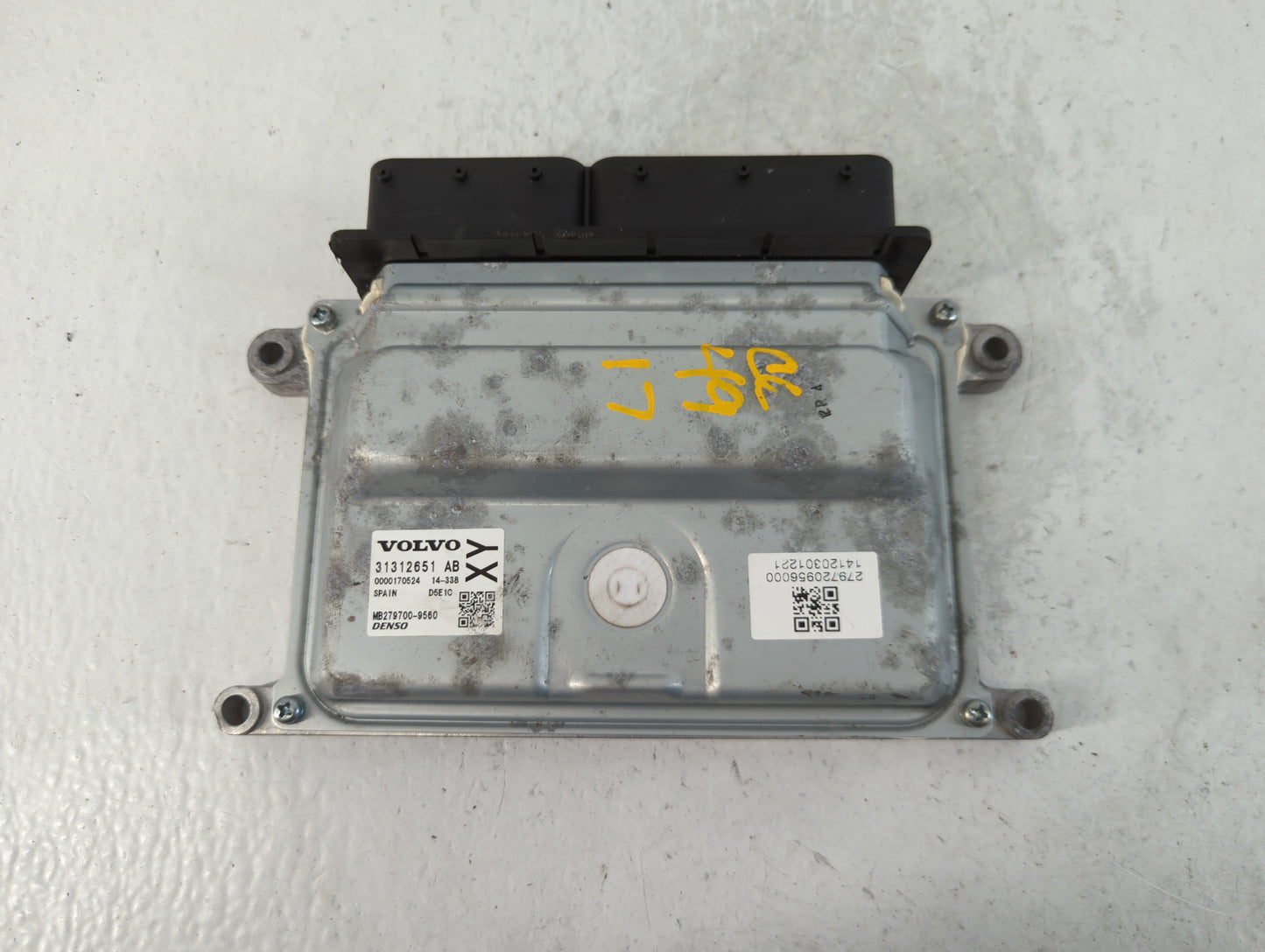 2015-2016 Volvo V60 PCM Engine Control Computer ECU ECM PCU OEM P/N:31312651 AB Fits Fits 2013 2014 2015 2016 OEM Used Auto 