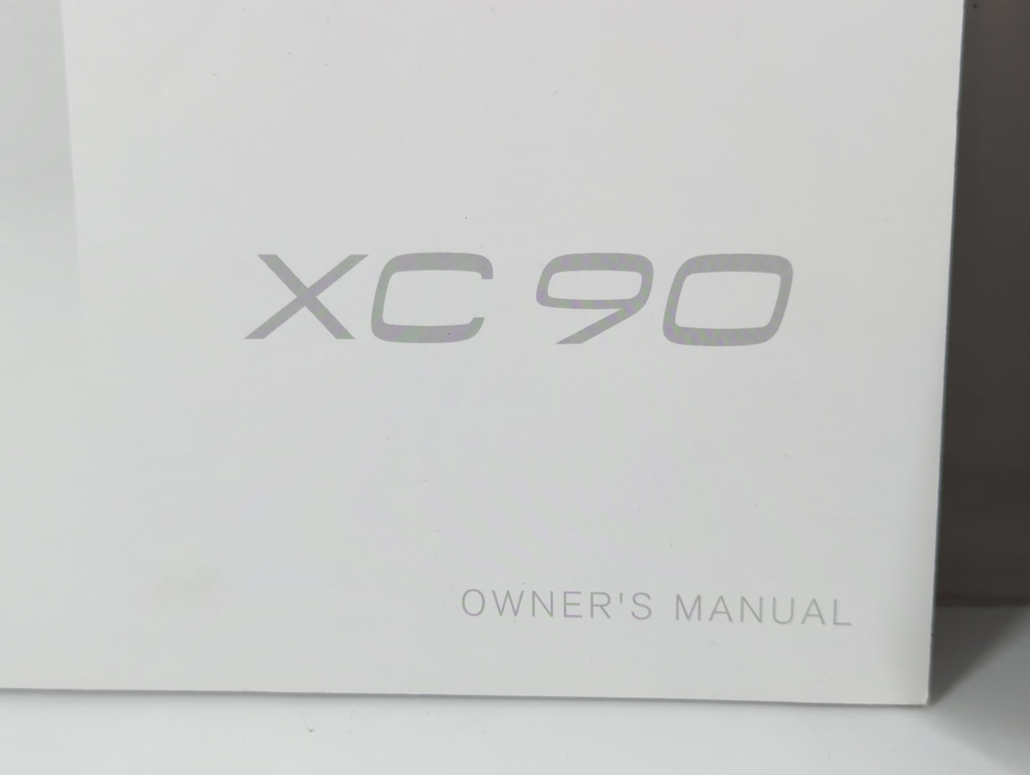 2015 Volvo Xc90 Owners Manual Book Guide OEM Used Auto Parts - Oemusedautoparts1.com