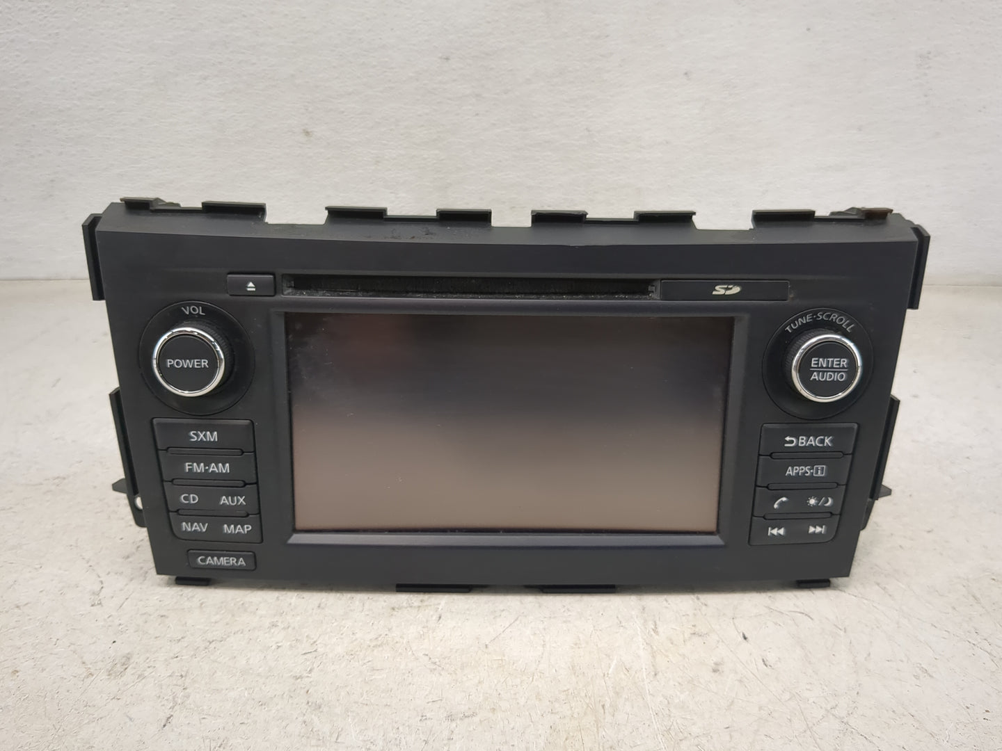 2016 Altima Radio AM FM Cd Player Receiver Replacement Fits OEM Used Auto Parts - Oemusedautoparts1.com