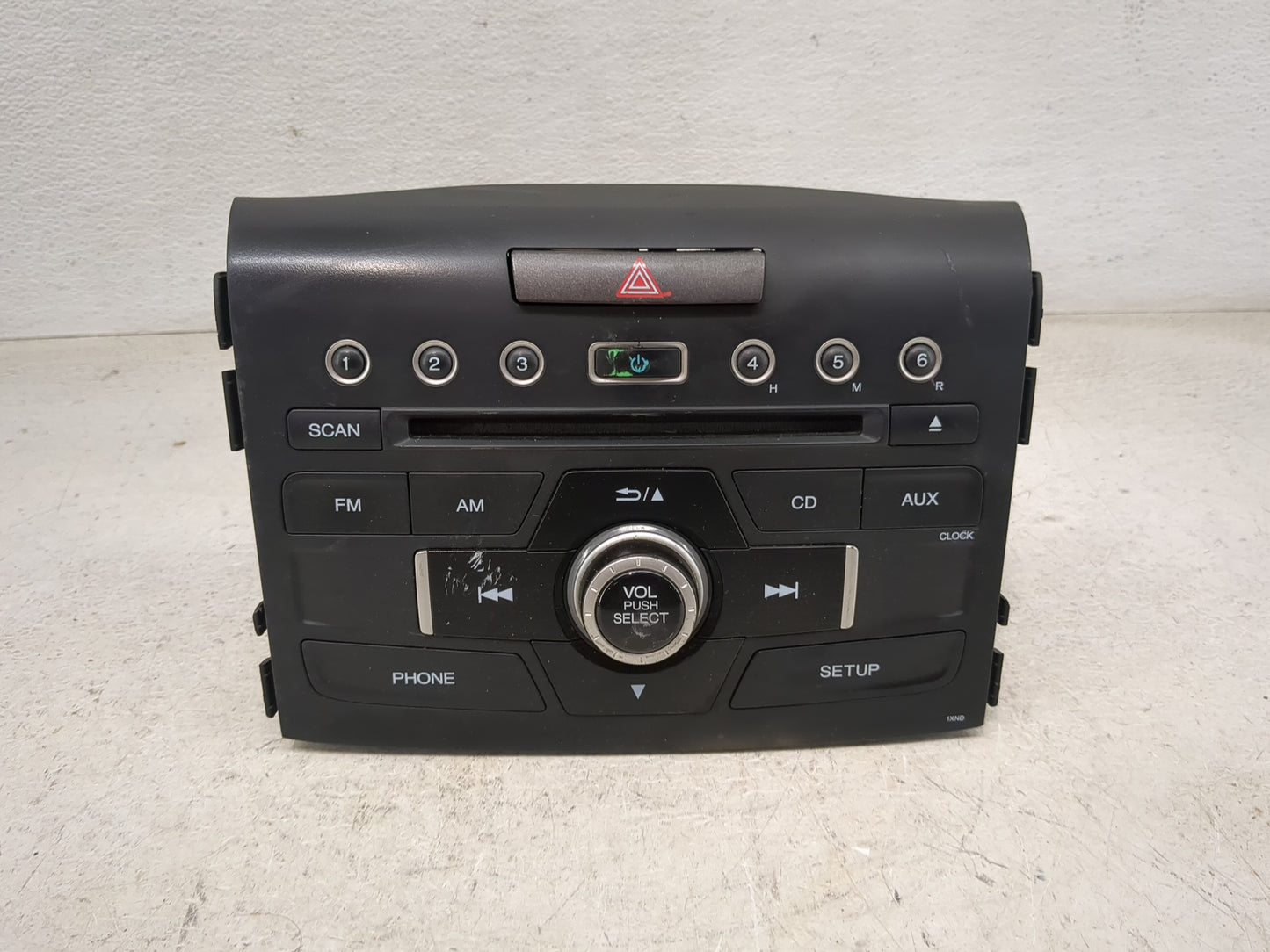 2016 Cr-V Radio AM FM Cd Player Receiver Replacement Fits Fits 2015 OEM Used Auto Parts - Oemusedautoparts1.com