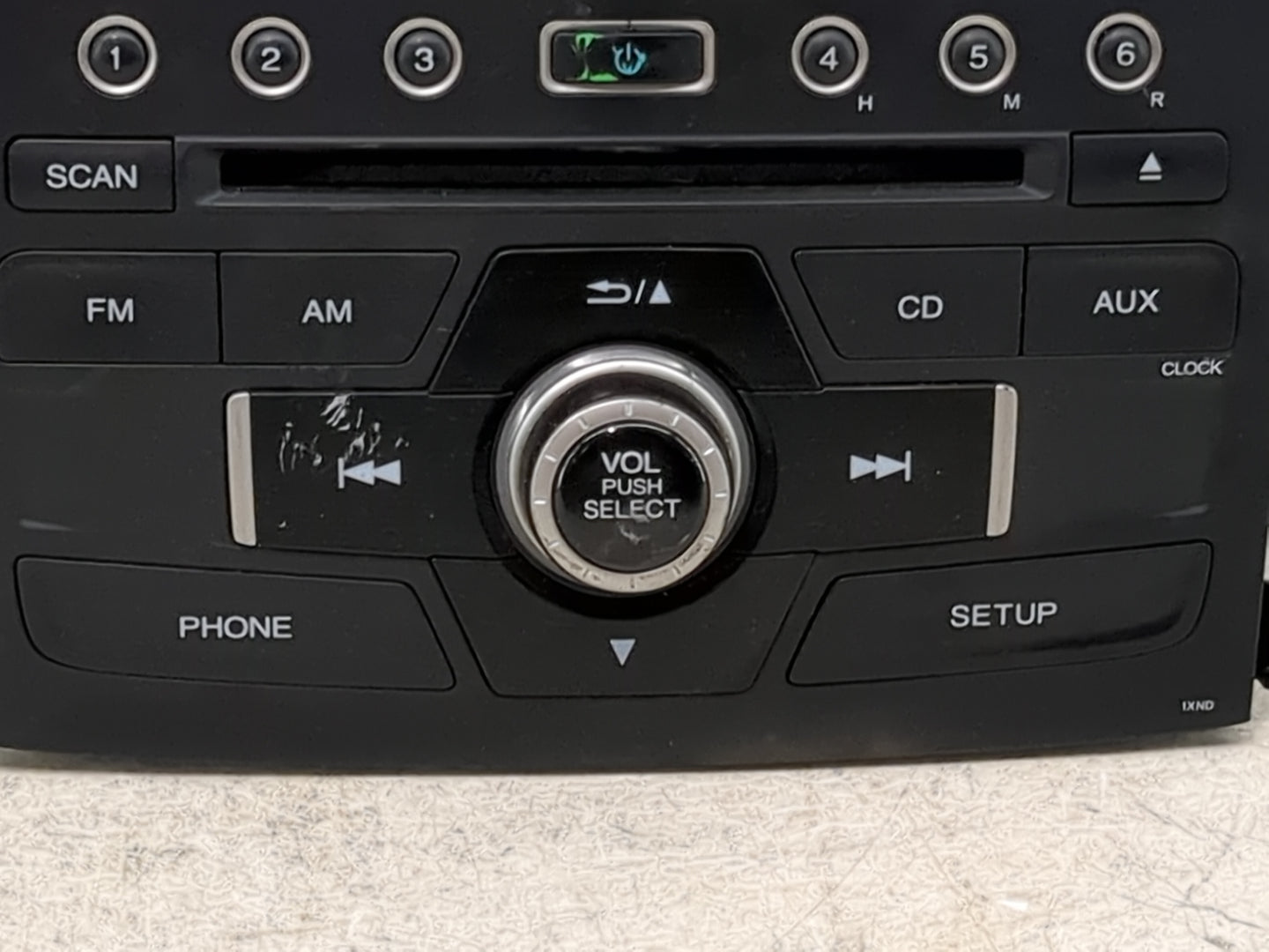 2016 Cr-V Radio AM FM Cd Player Receiver Replacement Fits Fits 2015 OEM Used Auto Parts - Oemusedautoparts1.com