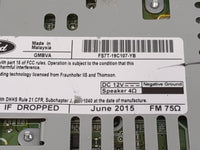 2016 Fusion Radio AM FM Cd Player Receiver Replacement Fits OEM Used Auto Parts - Oemusedautoparts1.com