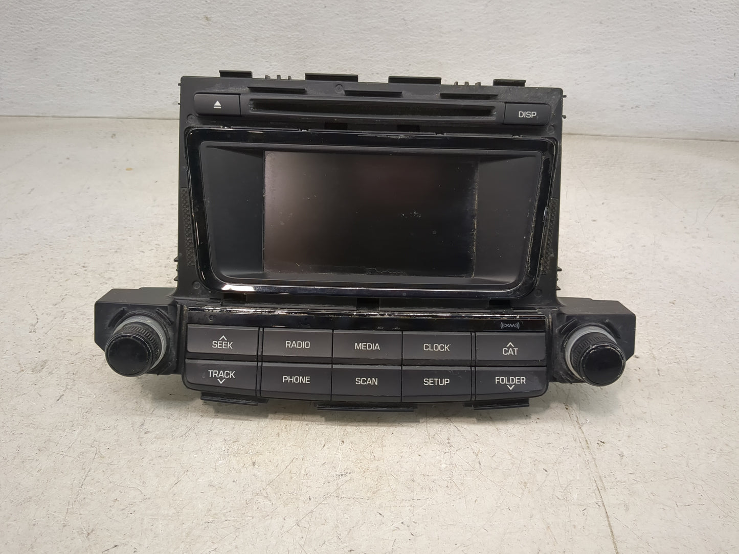 2016 Tucson Radio AM FM Cd Player Receiver Replacement Fits Fits 2017 OEM Used Auto Parts - Oemusedautoparts1.com