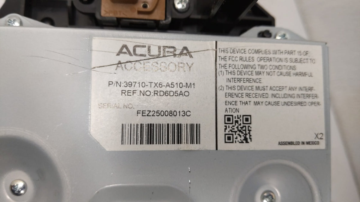 2017-2018 Acura Ilx Information Radio Display Screen - Oemusedautoparts1.com