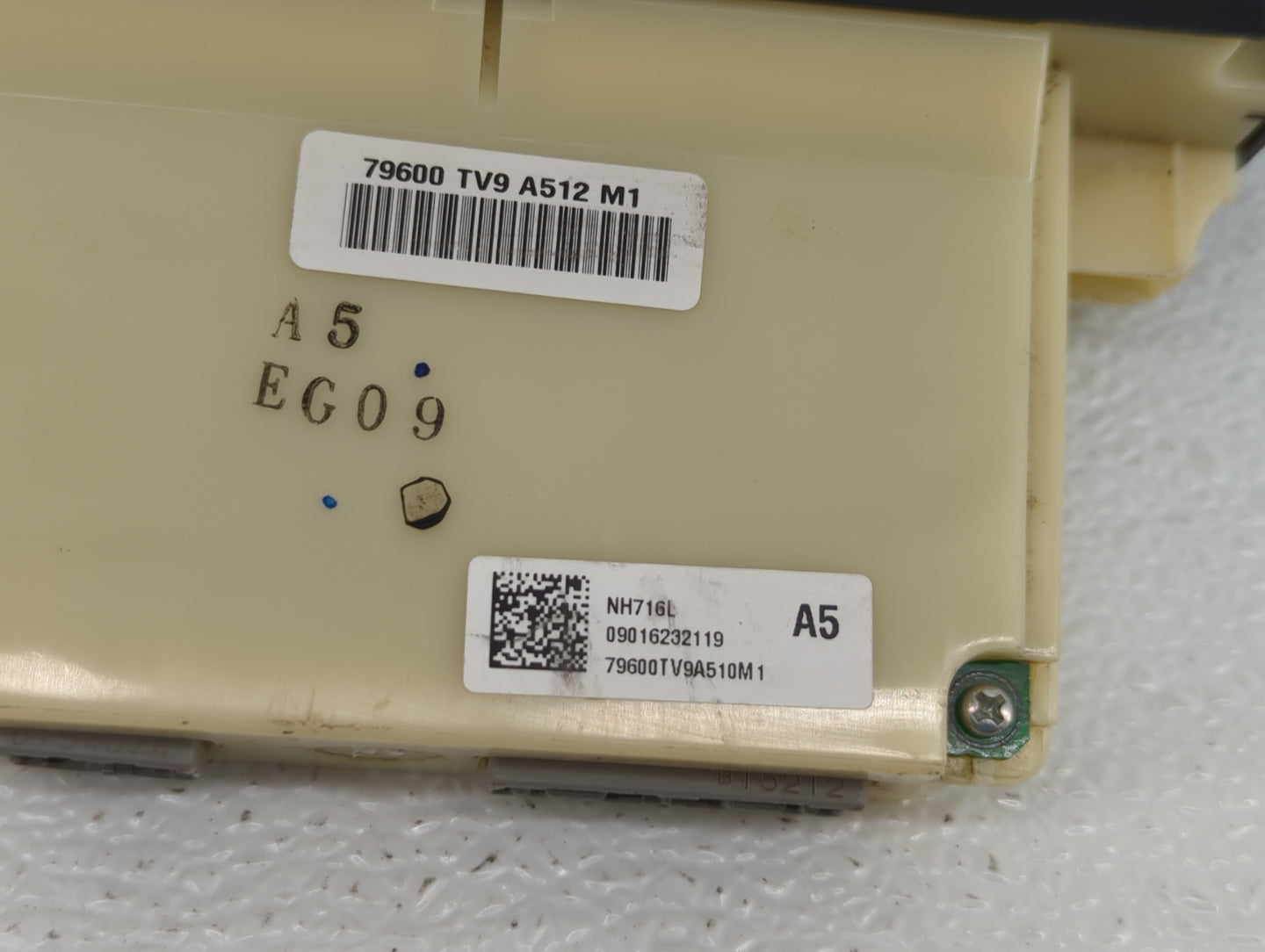 2016-2018 Acura Ilx Climate Control Module Temperature AC/Heater Replacement P/N:79600 TV9 A412 M1 79600 RV9 A512 M1 Fits OE