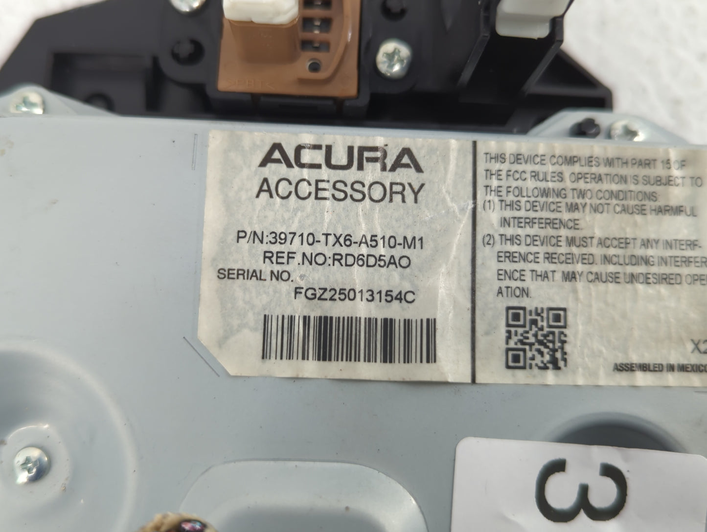2017-2018 Acura Ilx Information Display Screen - Oemusedautoparts1.com