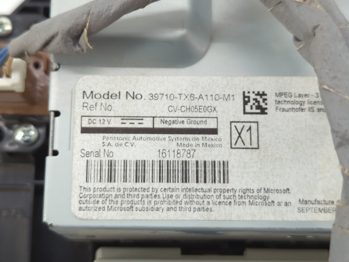 2013-2018 Acura Ilx Information Display Screen - Oemusedautoparts1.com