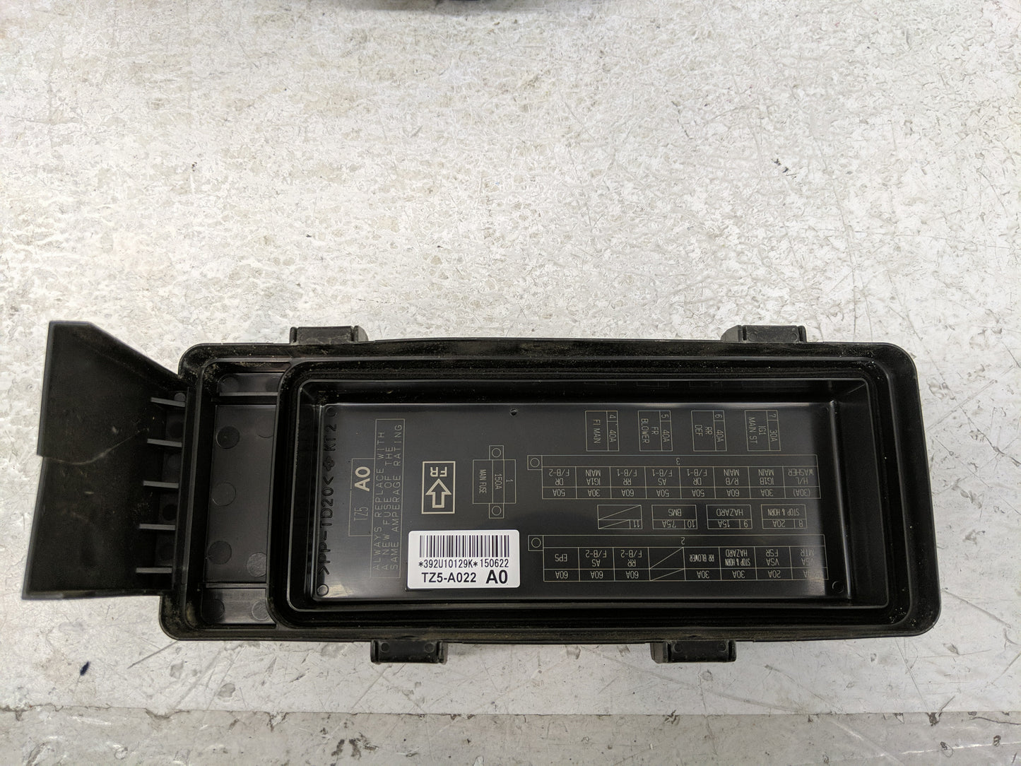 2014-2016 Acura Mdx Fusebox Fuse Box Panel Relay Module P/N:TZ5-A022 Fits Fits 2014 2015 2016 OEM Used Auto Parts - Oemuseda