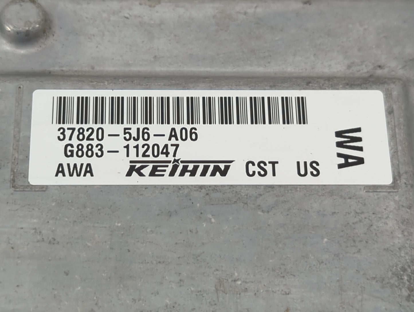 2016 Acura Mdx PCM Engine Control Computer ECU ECM PCU OEM P/N:G883-112047 37820-5J6-A04, 37820-5J6-A05, 37820-5J6-A06 Fits 