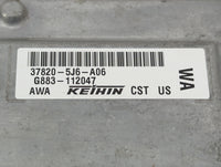 2016 Acura Mdx PCM Engine Control Computer ECU ECM PCU OEM P/N:G883-112047 37820-5J6-A04, 37820-5J6-A05, 37820-5J6-A06 Fits 