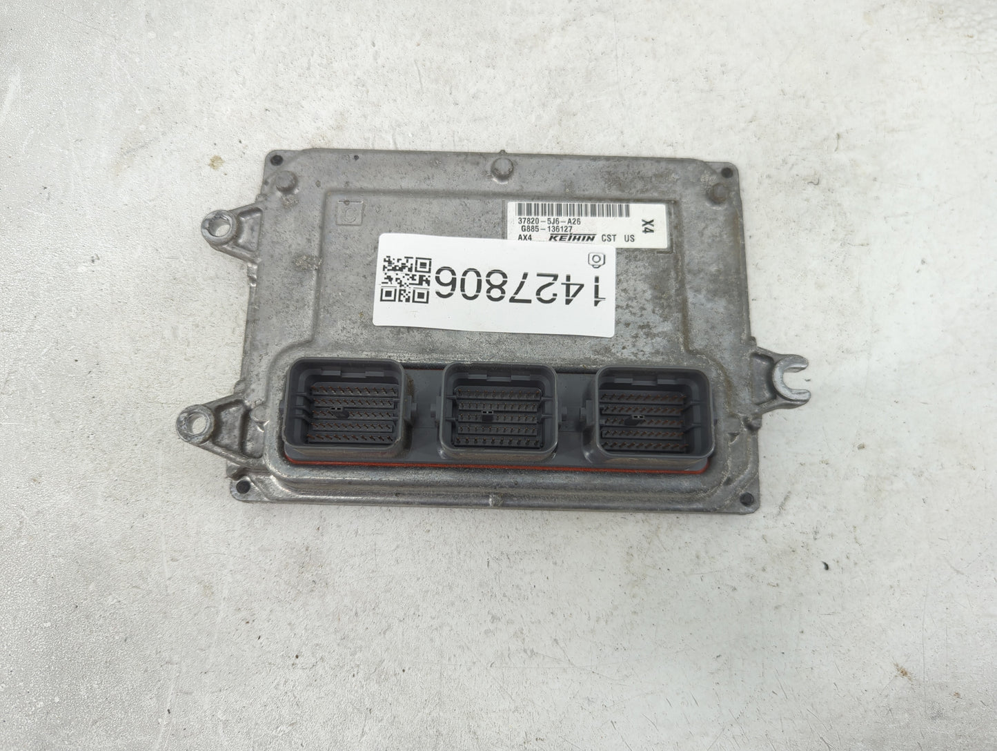 2016 Acura Mdx PCM Engine Control Computer ECU ECM PCU OEM P/N:37820-5J6-A26 G885-136127 Fits OEM Used Auto Parts - Oemuseda