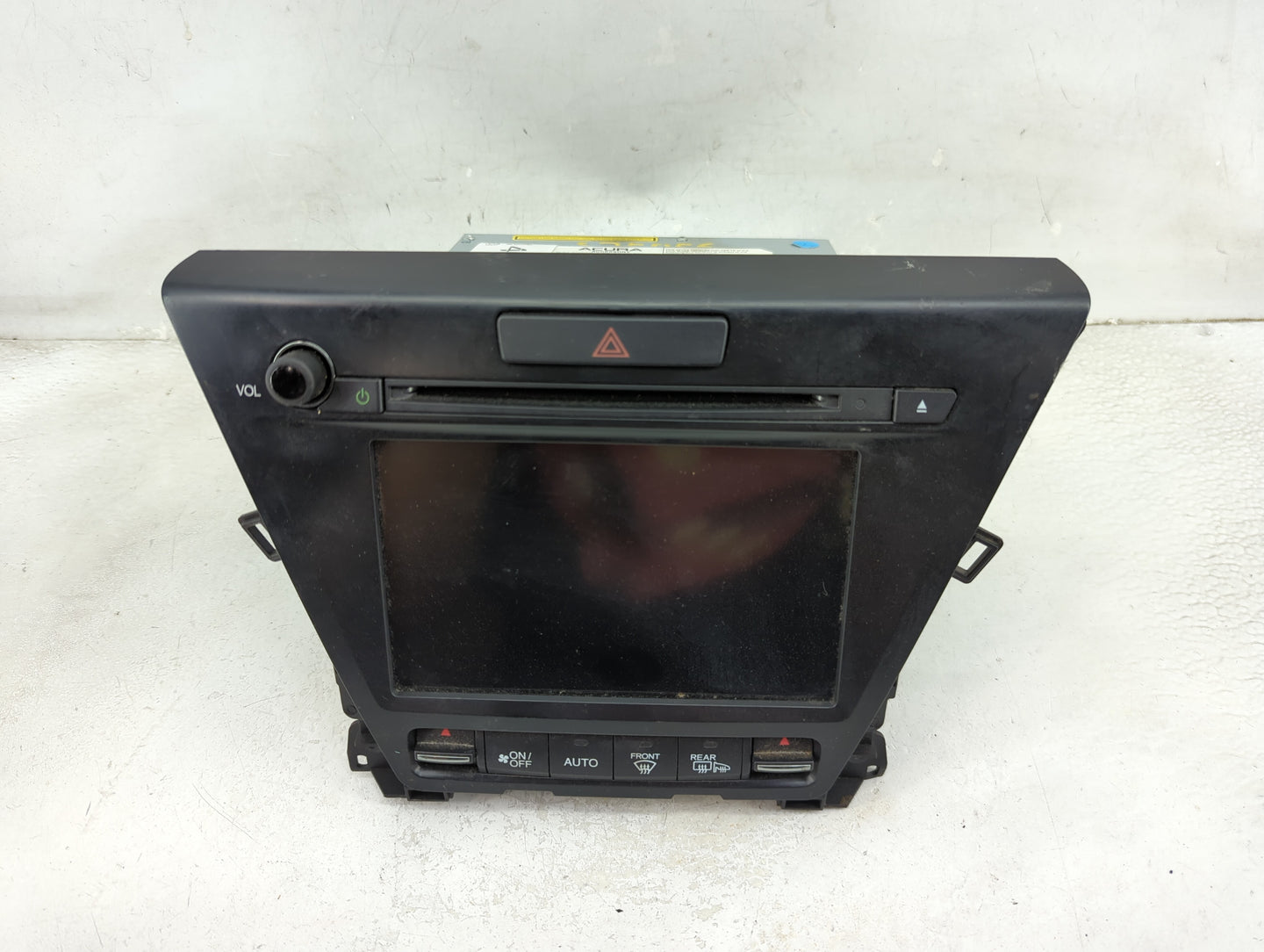 2016 Acura Mdx Radio AM FM Cd Player Receiver Replacement P/N:39540-TZ5-A610-M1 BD7M5A0 Fits OEM Used Auto Parts - Oemusedau