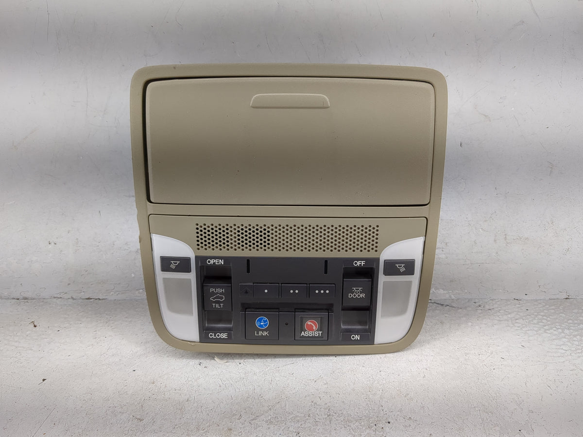 2016 Acura Mdx Overhead Roof Console Tan - Oemusedautoparts1.com