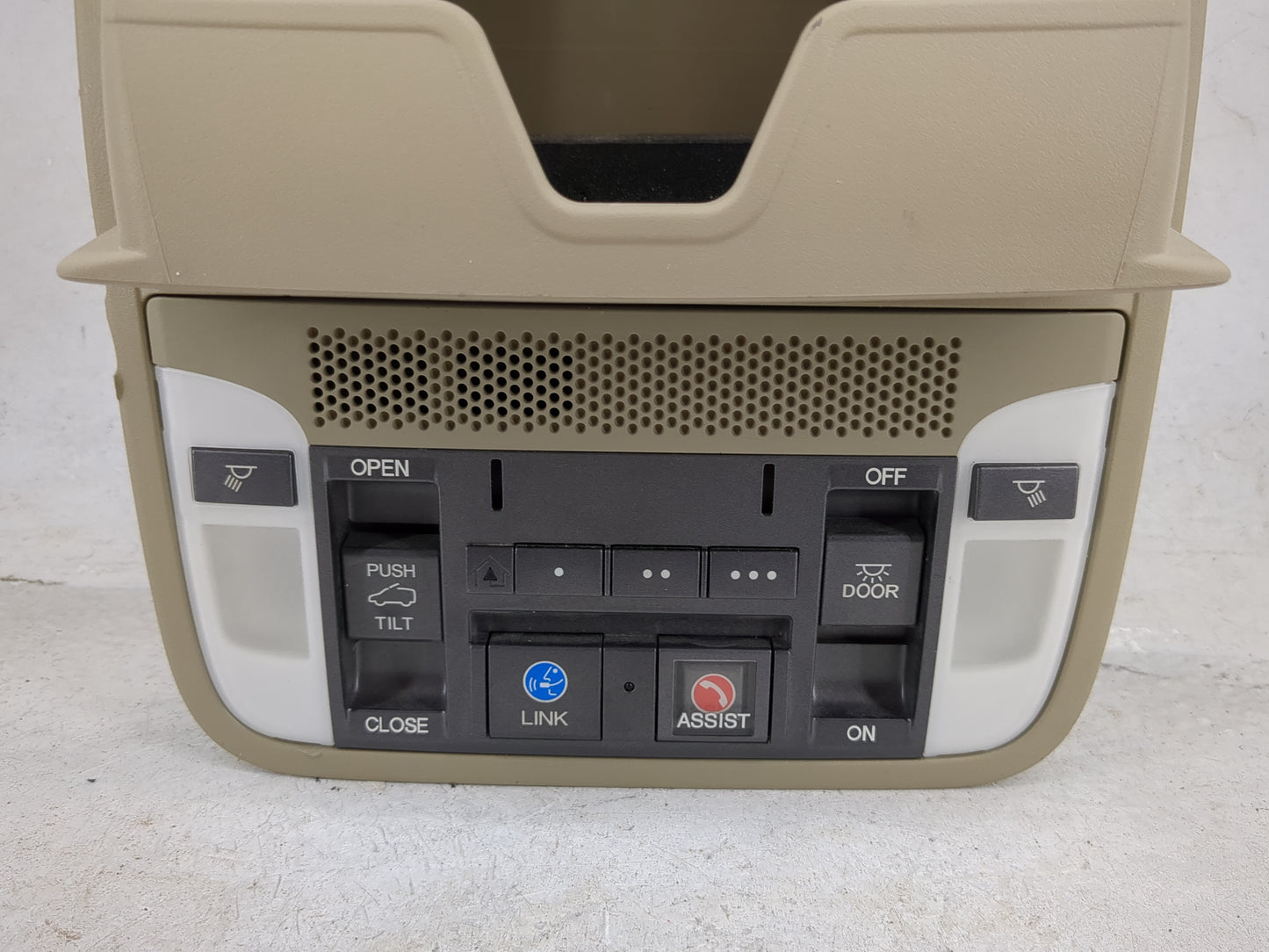 2016 Acura Mdx Overhead Roof Console Tan - Oemusedautoparts1.com