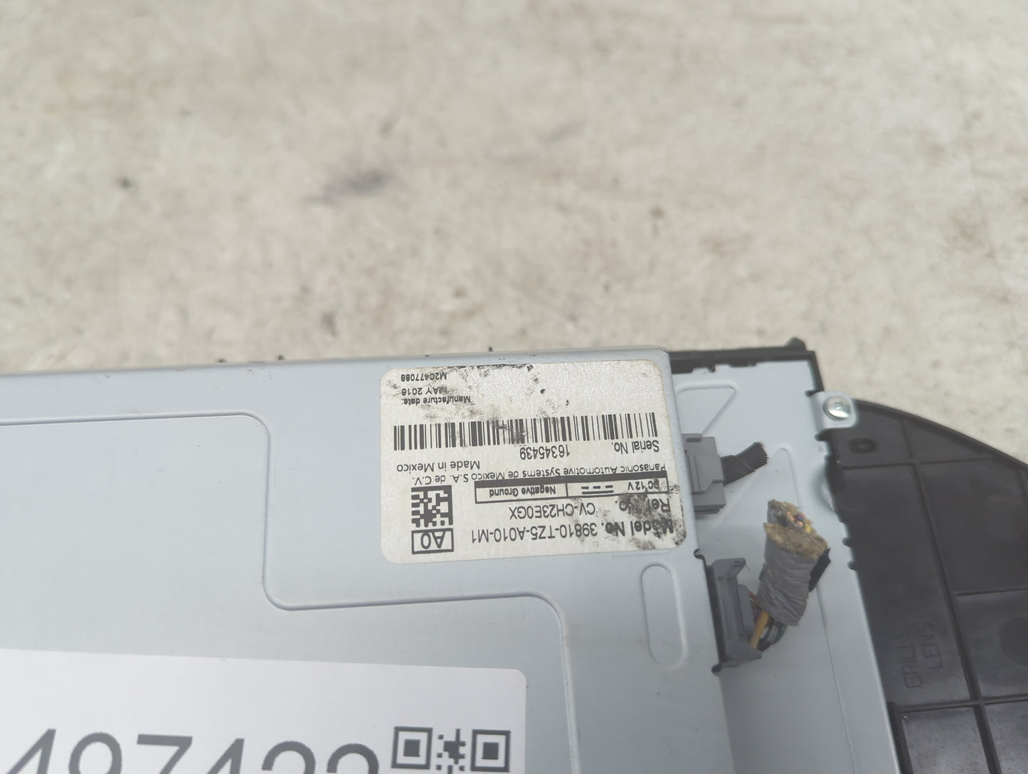 2014-2016 Acura Mdx Information Display Screen 1497422 - Oemusedautoparts1.com