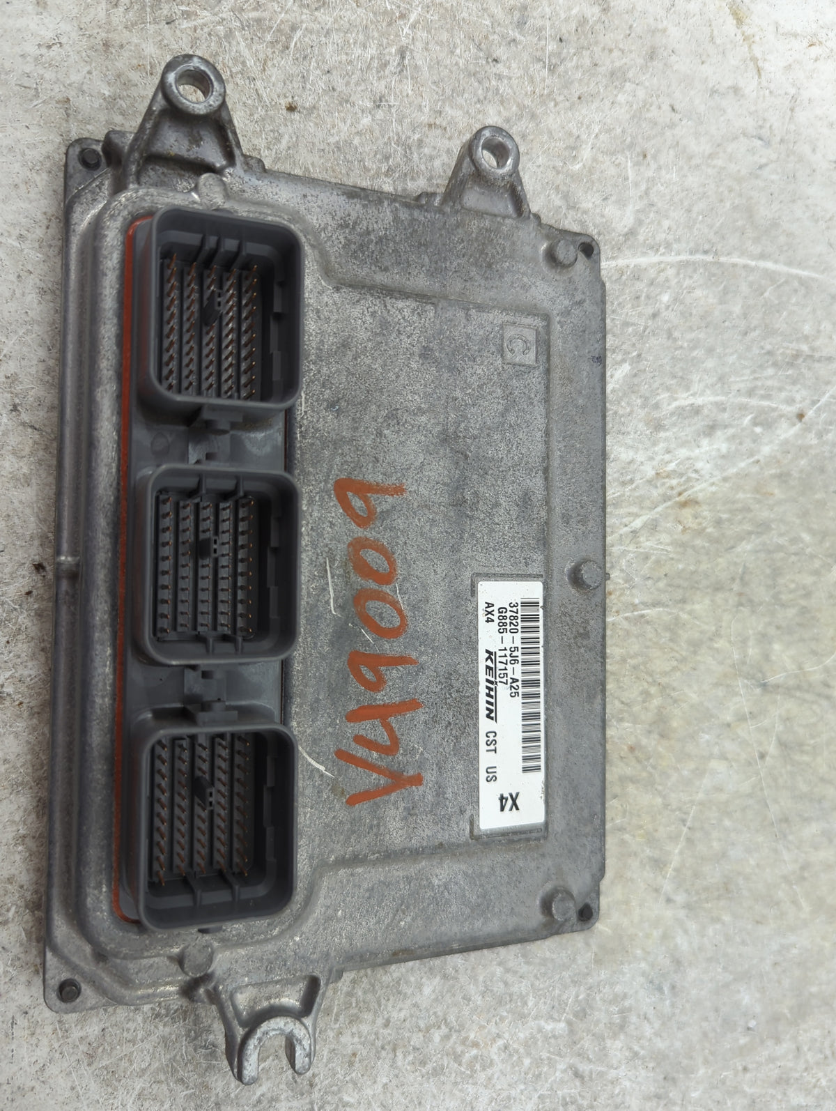 2016 Acura Mdx PCM Engine Control Computer ECU ECM PCU OEM P/N:37820-5J6-A25 Fits OEM Used Auto Parts - Oemusedautoparts1.co