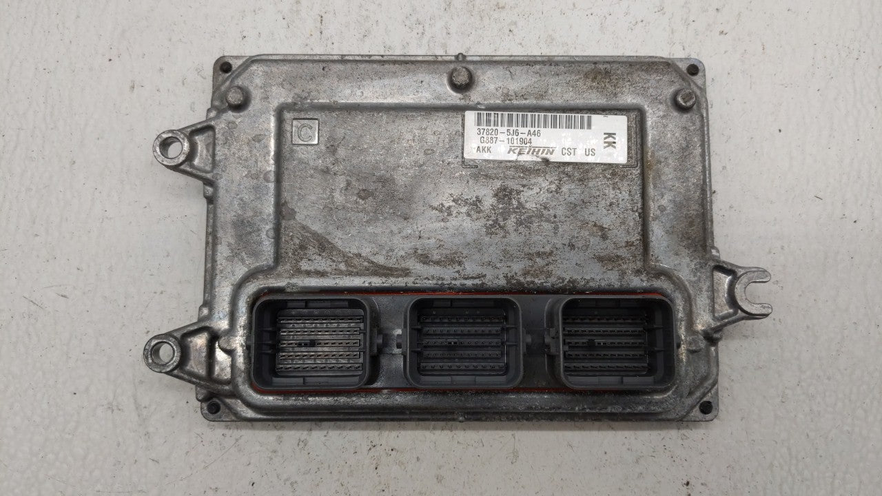 2016 Acura Mdx PCM Engine Control Computer ECU ECM PCU OEM P/N:37820-5J6-A46 37820-5J6-A24 Fits OEM Used Auto Parts - Oemuse