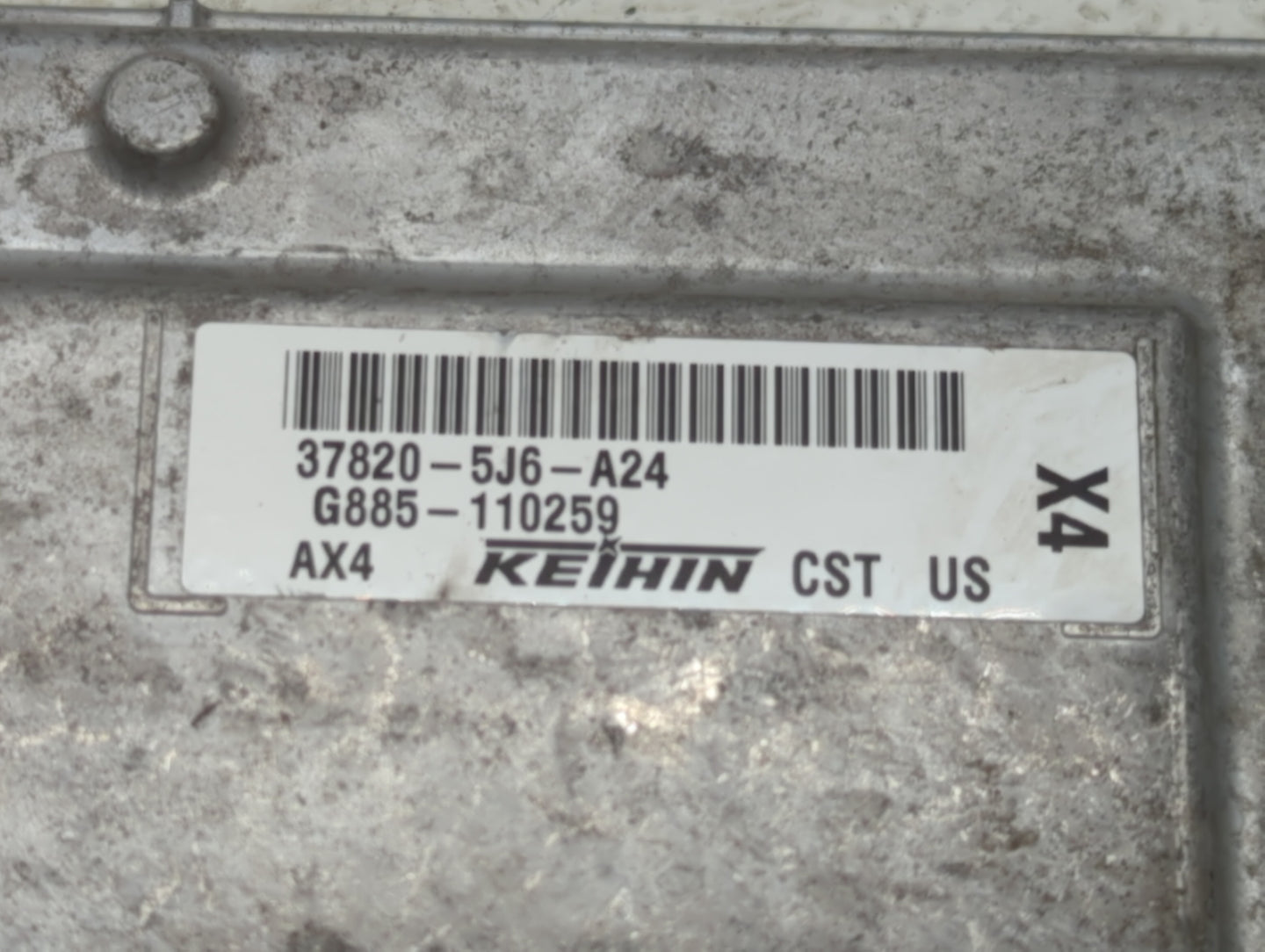 2016 Acura Mdx PCM Engine Control Computer ECU ECM PCU OEM P/N:37820-5J6-A26 37820-5J6-A25, 37820-5J6-A46, 37820-5J6-A24 Fit