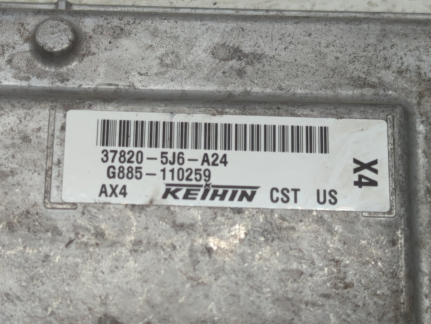 2016 Acura Mdx PCM Engine Control Computer ECU ECM PCU OEM P/N:37820-5J6-A26 37820-5J6-A25, 37820-5J6-A46, 37820-5J6-A24 Fit
