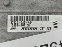 2016 Acura Mdx PCM Engine Control Computer ECU ECM PCU OEM P/N:37820-5J6-A04 Fits OEM Used Auto Parts - Oemusedautoparts1.co
