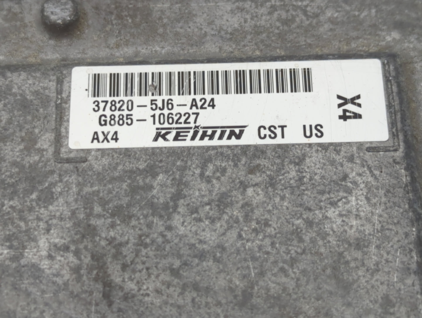 2016 Acura Mdx PCM Engine Control Computer ECU ECM PCU OEM P/N:37820-5J6-A26 37820-5J6-A25, 37820-5J6-A46, 37820-5J6-A24 Fit