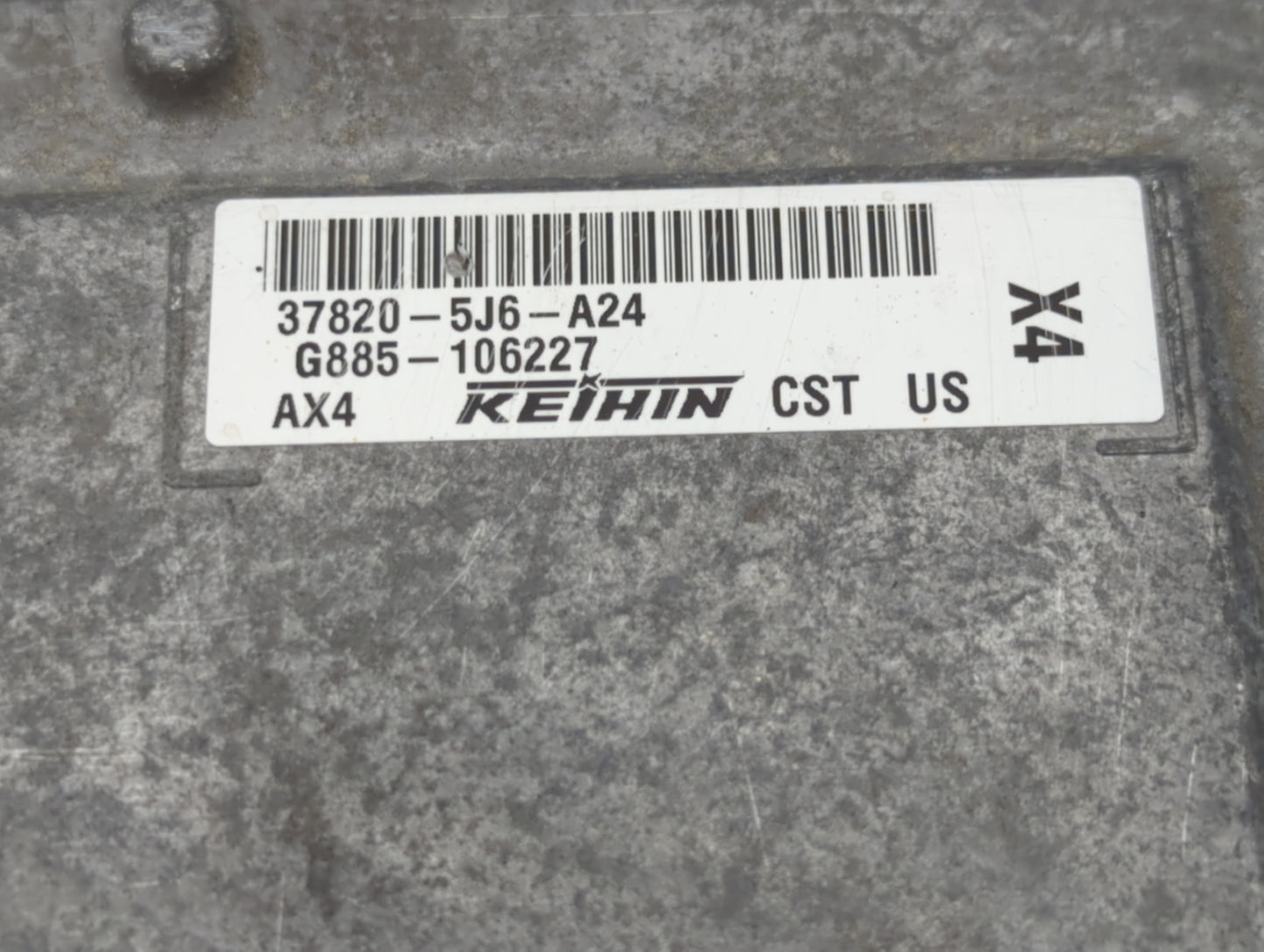 2016 Acura Mdx PCM Engine Control Computer ECU ECM PCU OEM P/N:37820-5J6-A26 37820-5J6-A25, 37820-5J6-A46, 37820-5J6-A24 Fit