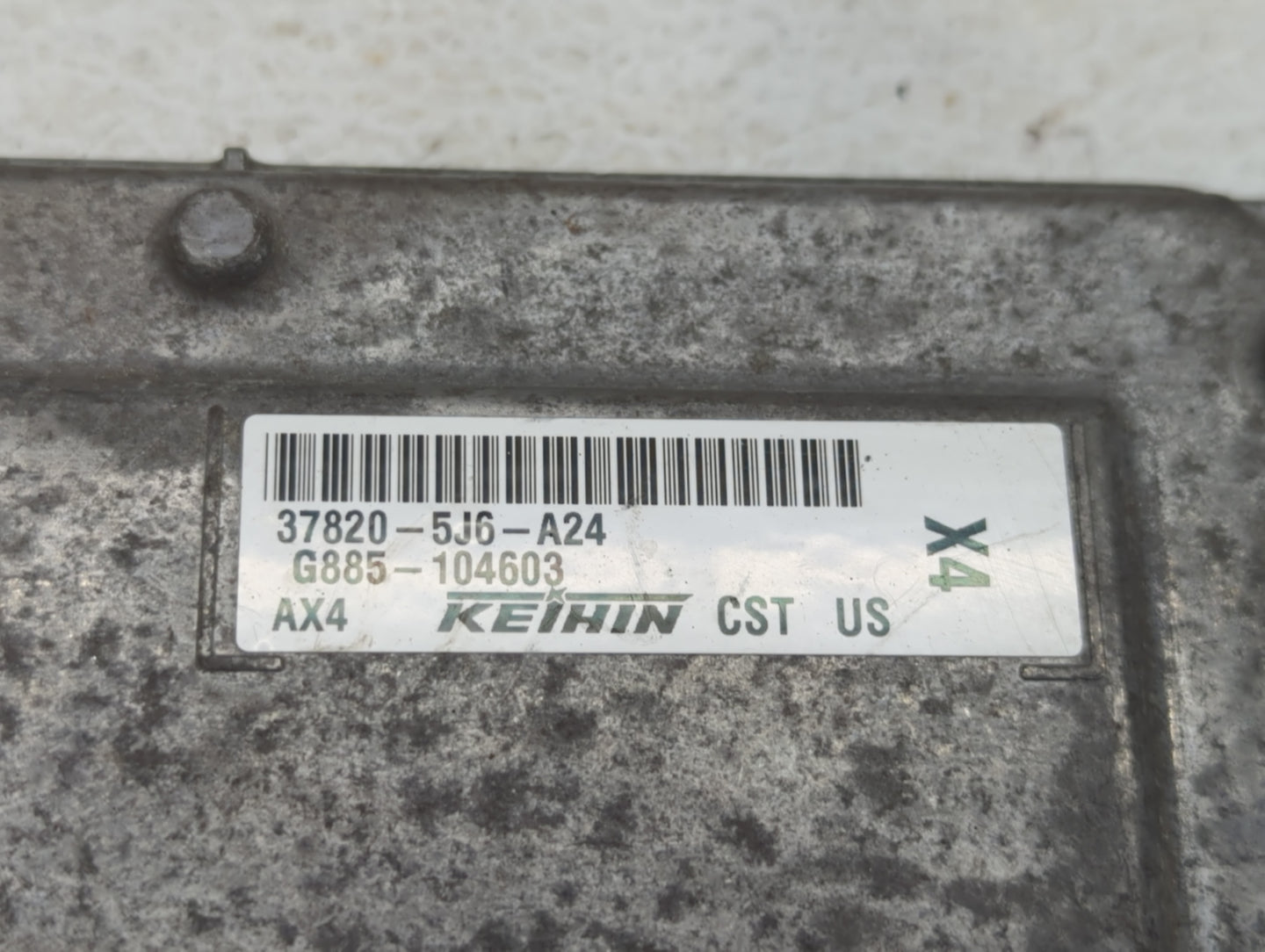 2016 Acura Mdx PCM Engine Control Computer ECU ECM PCU OEM P/N:37820-5J6-A26 37820-5J6-A25, 37820-5J6-A46, 37820-5J6-A24 Fit