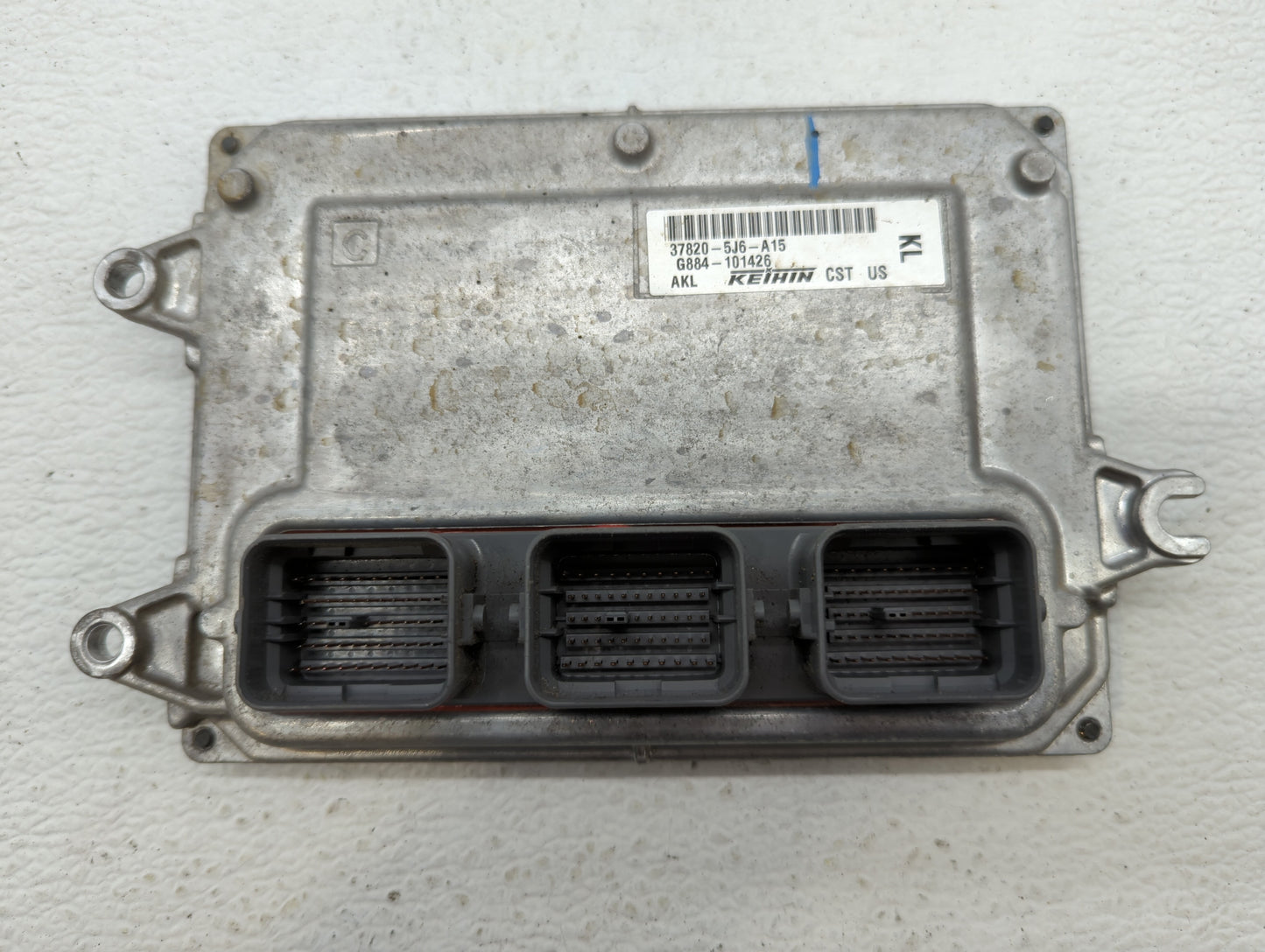 2016 Acura Mdx PCM Engine Control Computer ECU ECM PCU OEM P/N:37820-5J6-A15 Fits OEM Used Auto Parts - Oemusedautoparts1.co