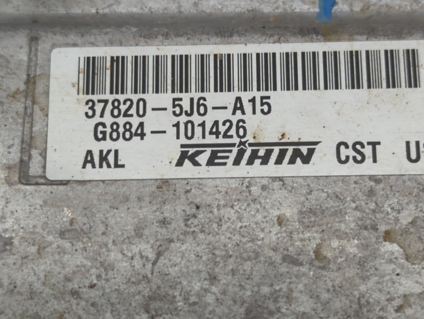 2016 Acura Mdx PCM Engine Control Computer ECU ECM PCU OEM P/N:37820-5J6-A15 Fits OEM Used Auto Parts - Oemusedautoparts1.co