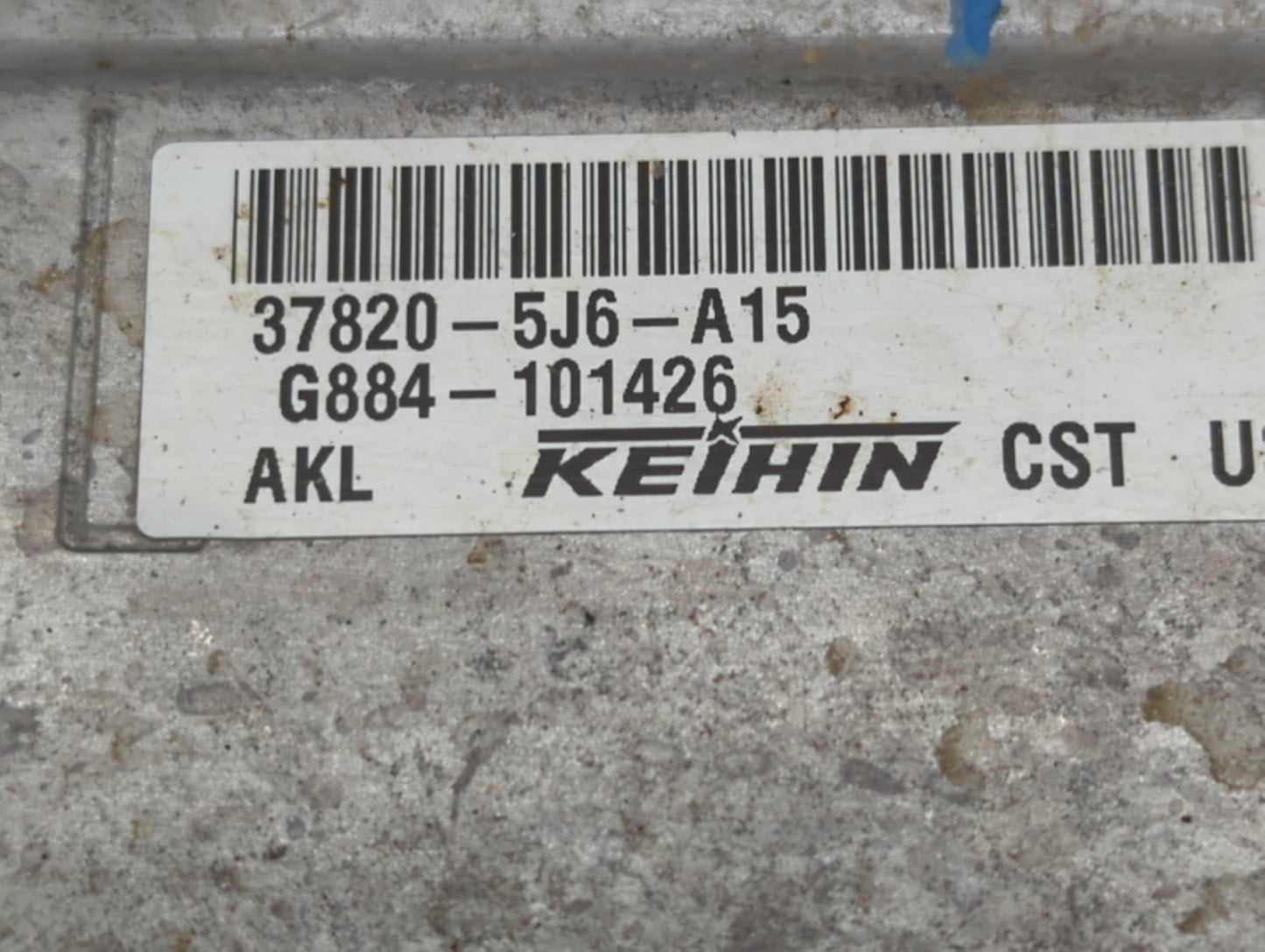 2016 Acura Mdx PCM Engine Control Computer ECU ECM PCU OEM P/N:37820-5J6-A15 Fits OEM Used Auto Parts - Oemusedautoparts1.co