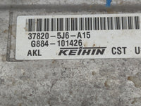 2016 Acura Mdx PCM Engine Control Computer ECU ECM PCU OEM P/N:37820-5J6-A15 Fits OEM Used Auto Parts - Oemusedautoparts1.co