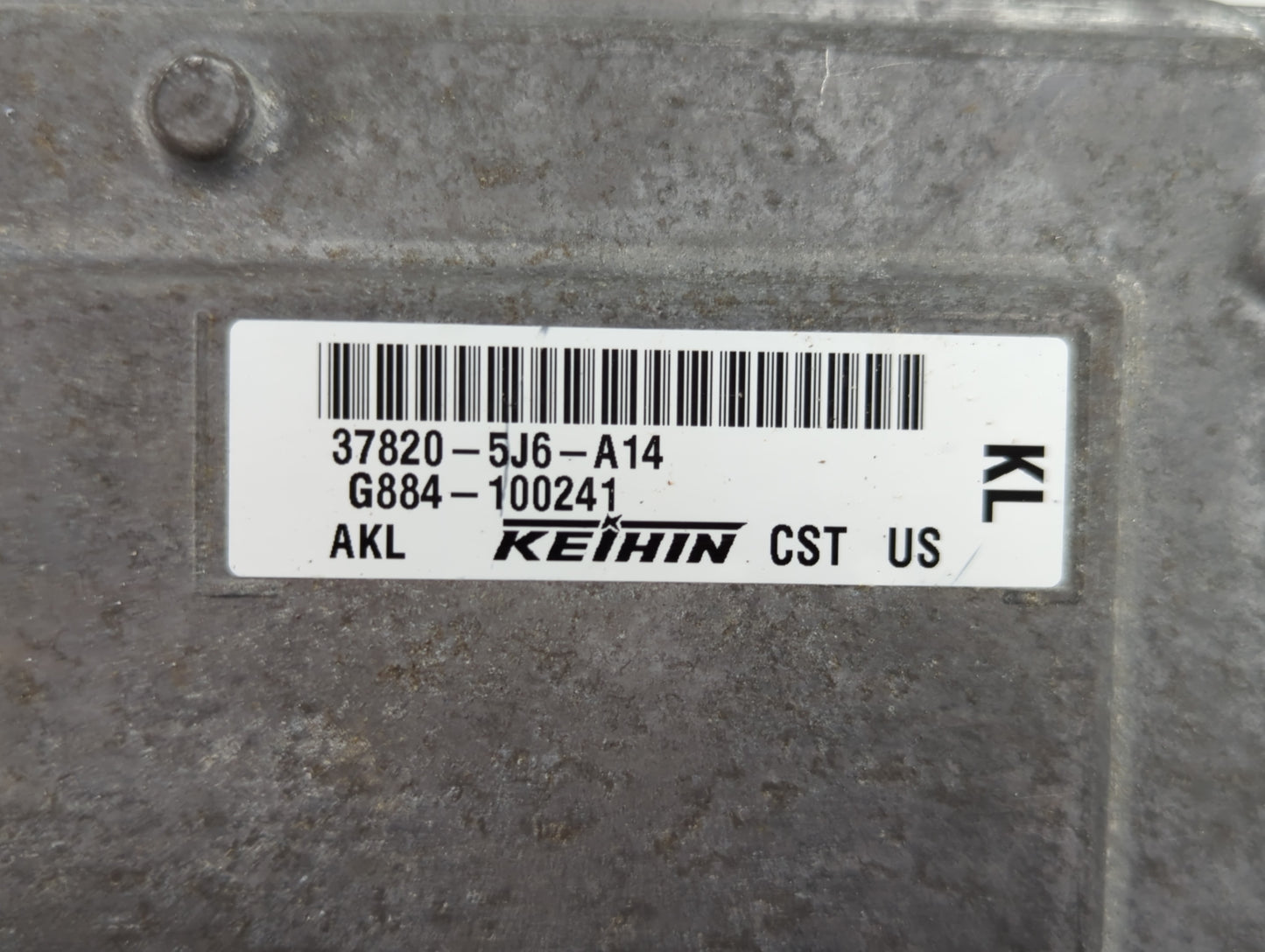2016 Acura Mdx PCM Engine Control Computer ECU ECM PCU OEM P/N:37820-5J6-A14 Fits OEM Used Auto Parts - Oemusedautoparts1.co
