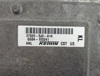 2016 Acura Mdx PCM Engine Control Computer ECU ECM PCU OEM P/N:37820-5J6-A14 Fits OEM Used Auto Parts - Oemusedautoparts1.co