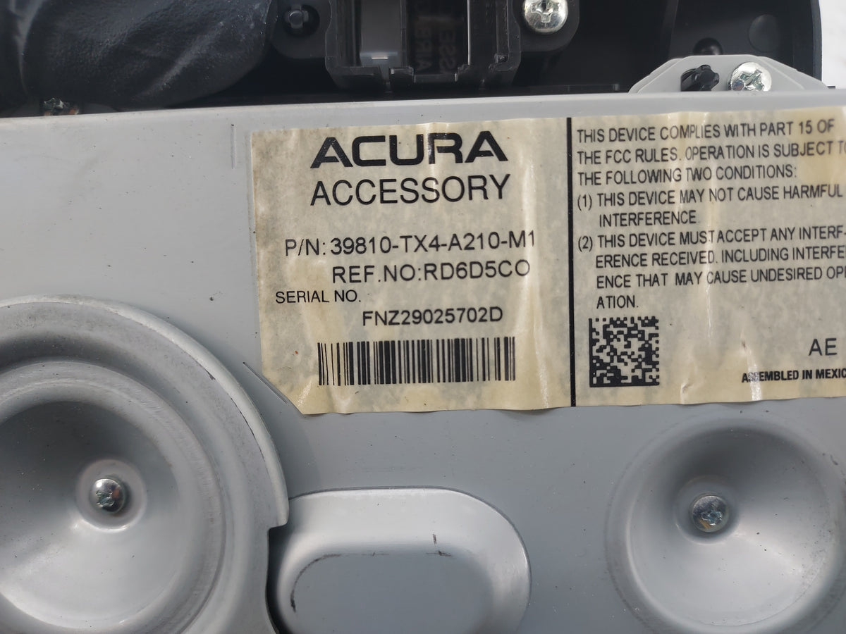 2016-2018 Acura Rdx Information Display Screen 1496411 - Oemusedautoparts1.com