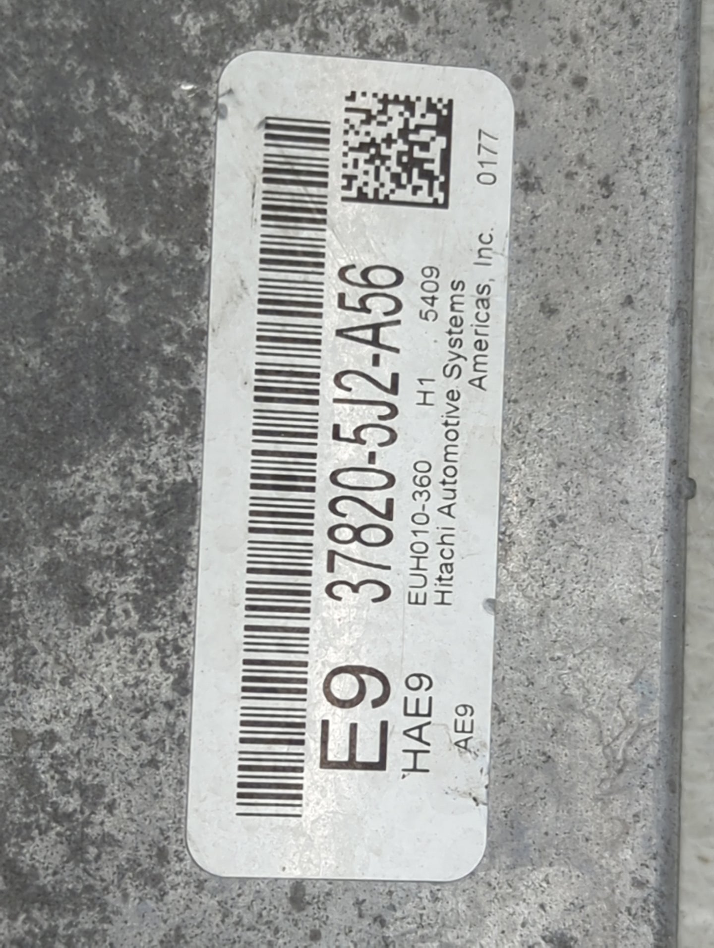 2015-2016 Acura Tlx PCM Engine Control Computer ECU ECM PCU OEM P/N:37820-5J2-A56 EUH010-360 Fits Fits 2015 2016 OEM Used Au