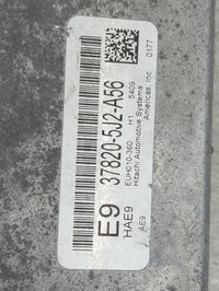 2015-2016 Acura Tlx PCM Engine Control Computer ECU ECM PCU OEM P/N:37820-5J2-A56 EUH010-360 Fits Fits 2015 2016 OEM Used Au
