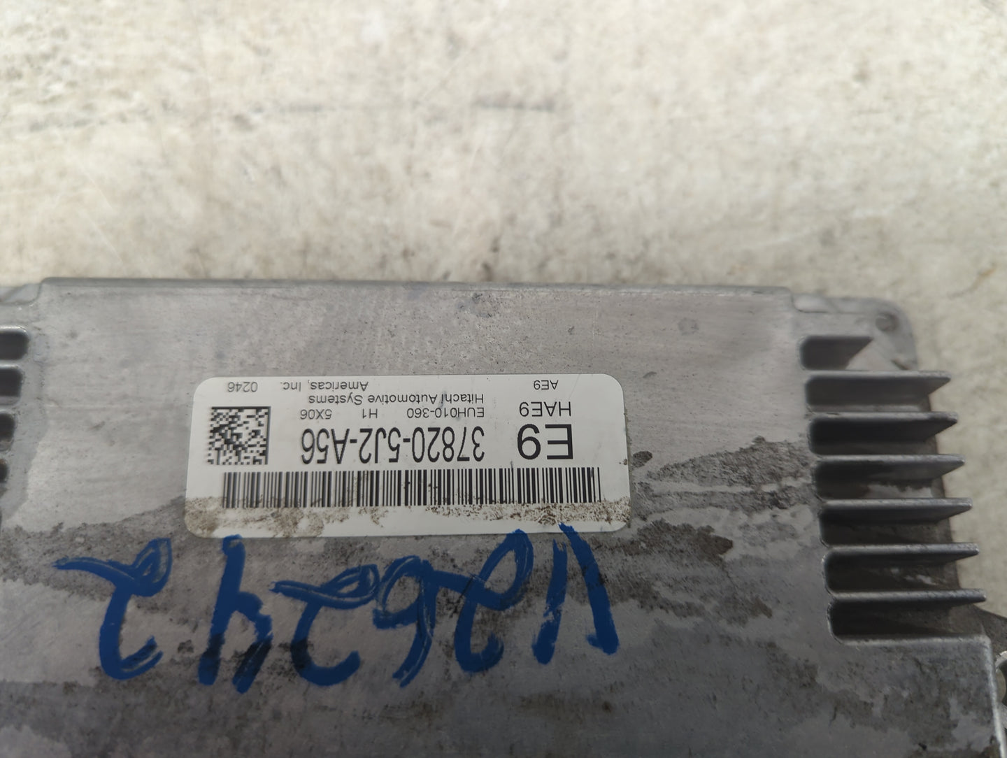 2015-2016 Acura Tlx PCM Engine Control Computer ECU ECM PCU OEM P/N:37820-5J2-A56 EUH010-360 Fits Fits 2015 2016 OEM Used Au