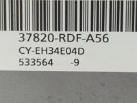 2015-2016 Acura Tlx PCM Engine Control Computer ECU ECM PCU OEM P/N:37820-RDF-A53 37820-RDF-A56, 37820-RDF-A52 Fits Fits 201
