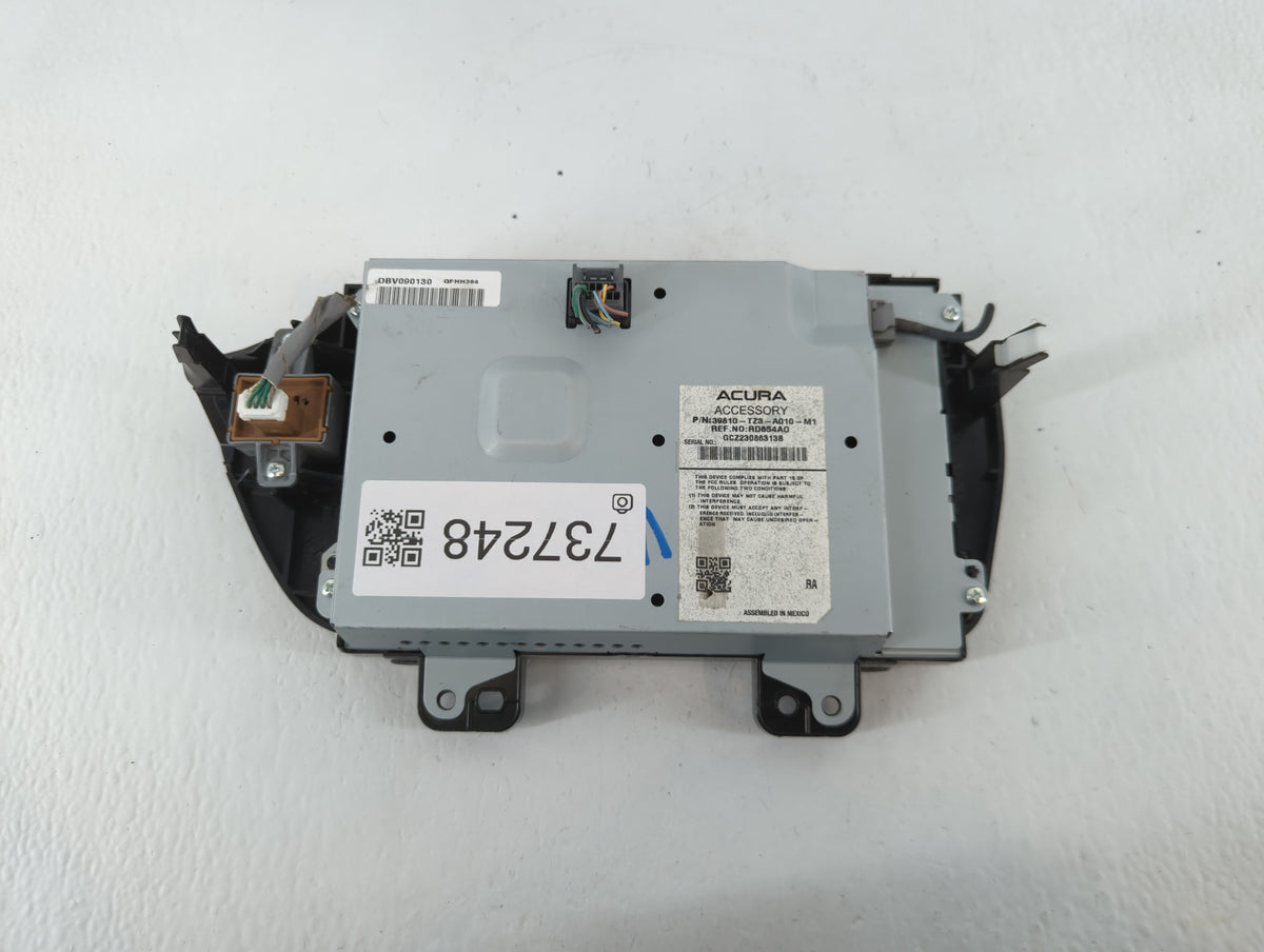 2015-2018 Acura Tlx Radio AM FM Cd Player Receiver Replacement P/N:39810-TZ3-A010-M1 Fits 2015 2016 2017 2018 OEM Used Auto 