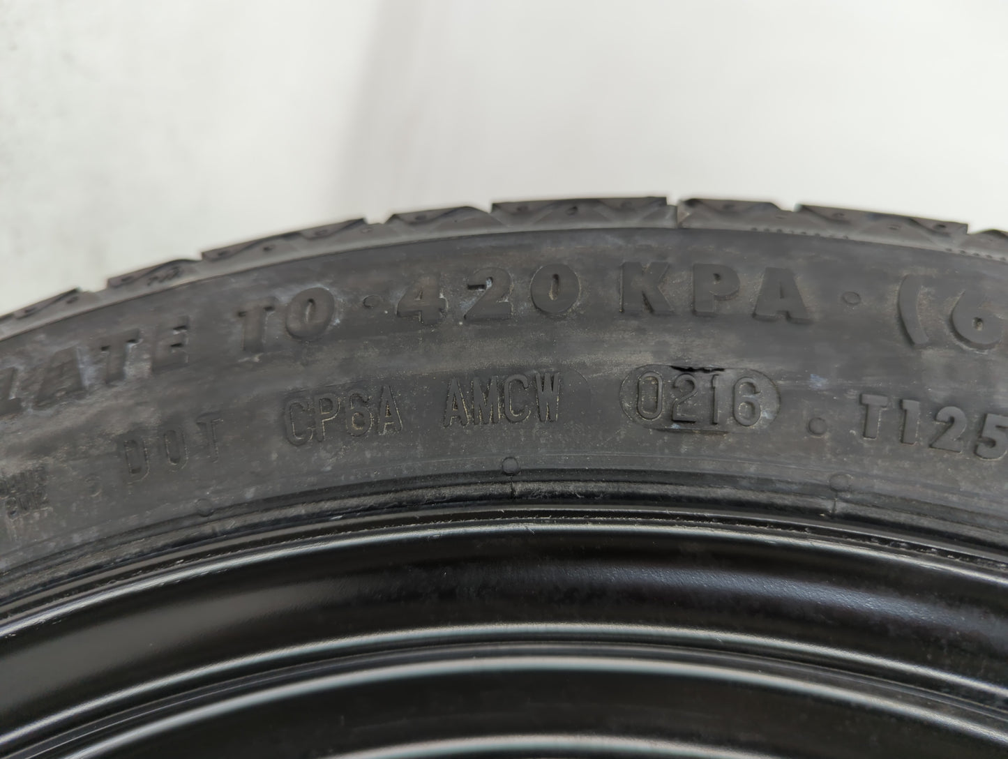 2016 Audi A3 Spare Donut Tire Wheel Rim Oem - Oemusedautoparts1.com