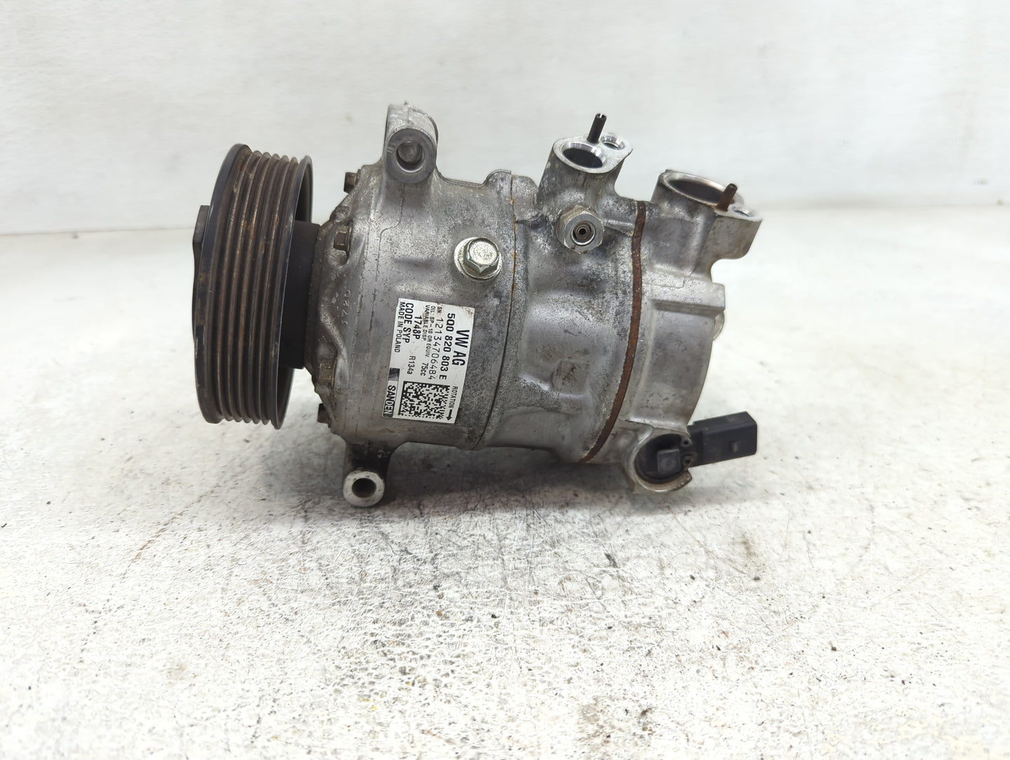 Audi A3 Air Conditioning A/c Ac Compressor Oem - Oemusedautoparts1.com