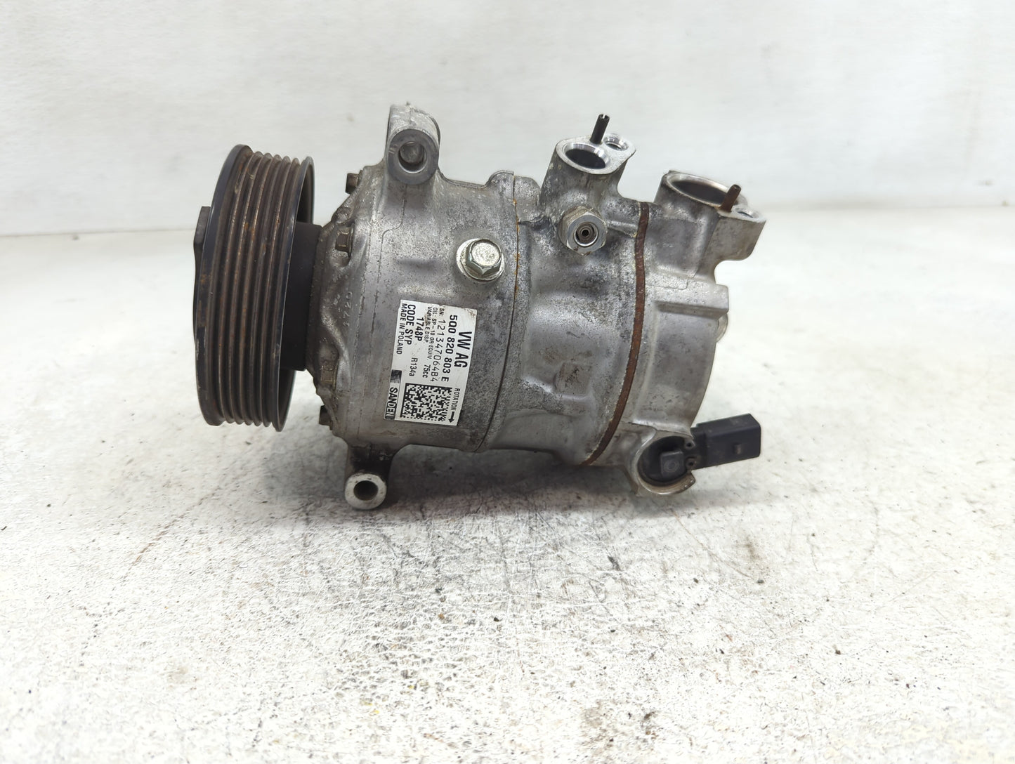 Audi A3 Air Conditioning A/c Ac Compressor Oem - Oemusedautoparts1.com