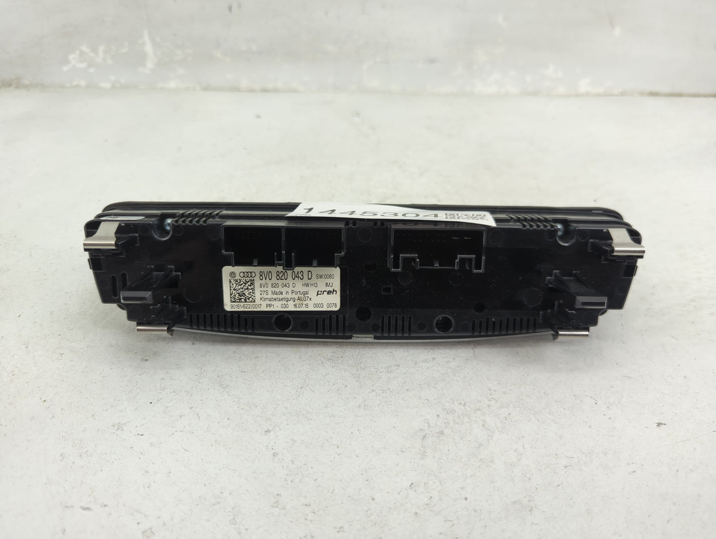 2015-2018 Audi A3 Climate Control Module Temperature AC/Heater Replacement P/N:8V0820043D Fits Fits 2015 2016 2017 2018 OEM 