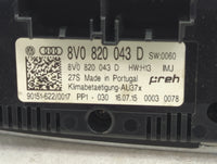 2015-2018 Audi A3 Climate Control Module Temperature AC/Heater Replacement P/N:8V0820043D Fits Fits 2015 2016 2017 2018 OEM 