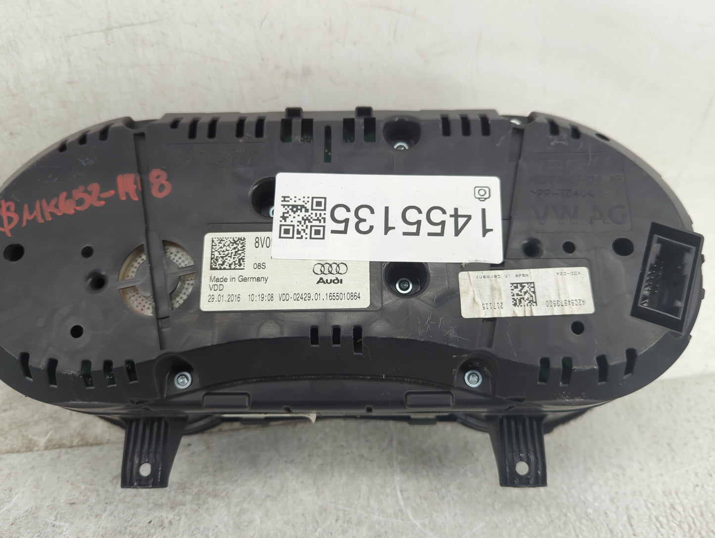 2015-2018 Audi A3 Instrument Cluster Speedometer Gauges P/N:A2C53427456 Miles:37K Fits Fits 2015 2016 2017 2018 OEM Used Aut