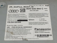 2015-2018 Audi A3 Radio AM FM Cd Player Receiver Replacement P/N:8V0 035 844 C Fits Fits 2015 2016 2017 2018 OEM Used Auto P